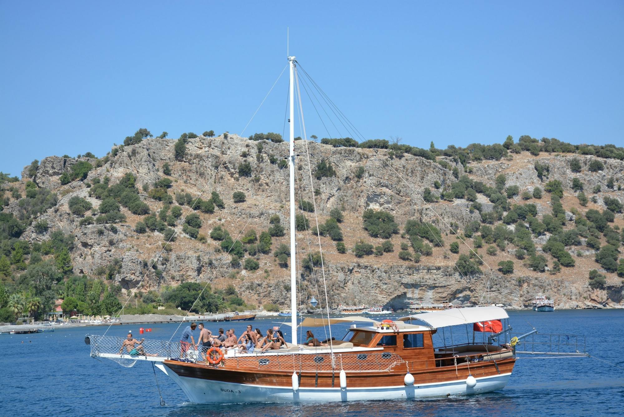 Full day small-group Turkish gulet boat cruise from Marmaris with lunch