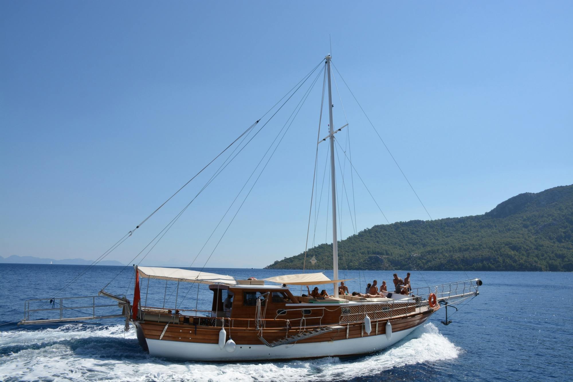 Full day small-group Turkish gulet boat cruise from Marmaris with lunch