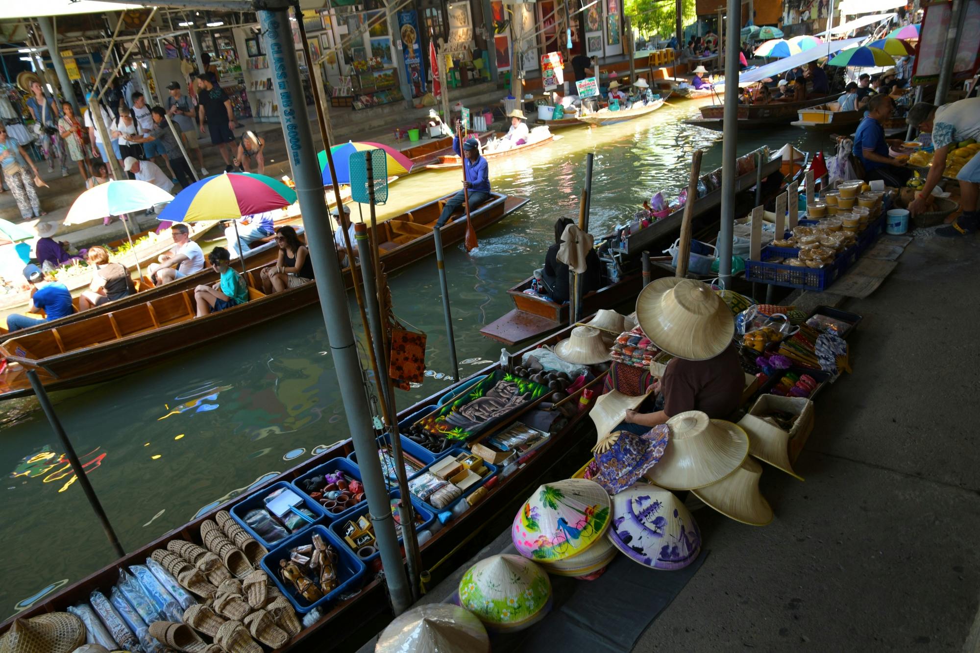 Railway Market, Floating Market, Salt Farm & Cycling Tour from Hua Hin