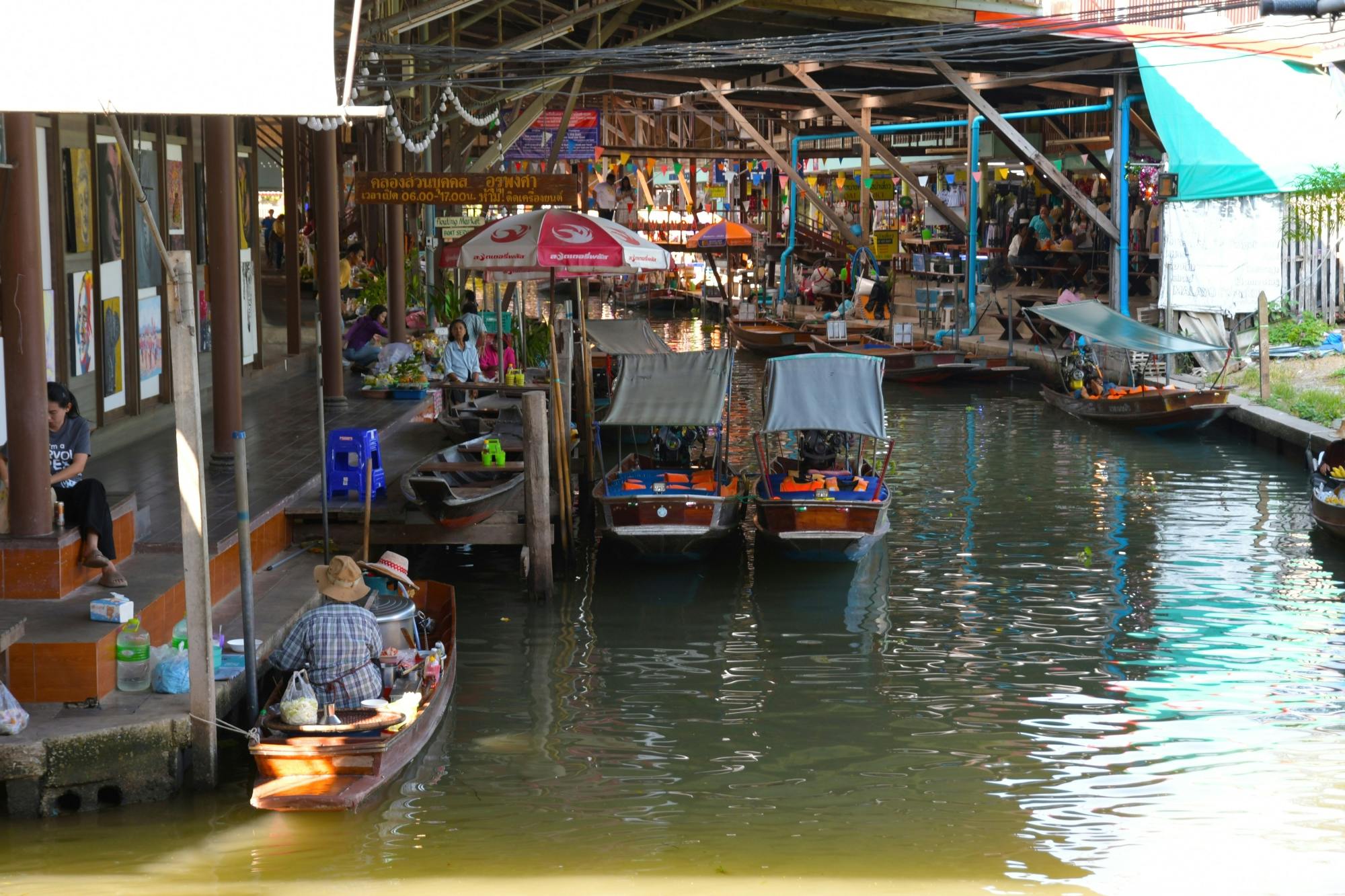Railway Market, Floating Market, Salt Farm & Cycling Tour from Hua Hin