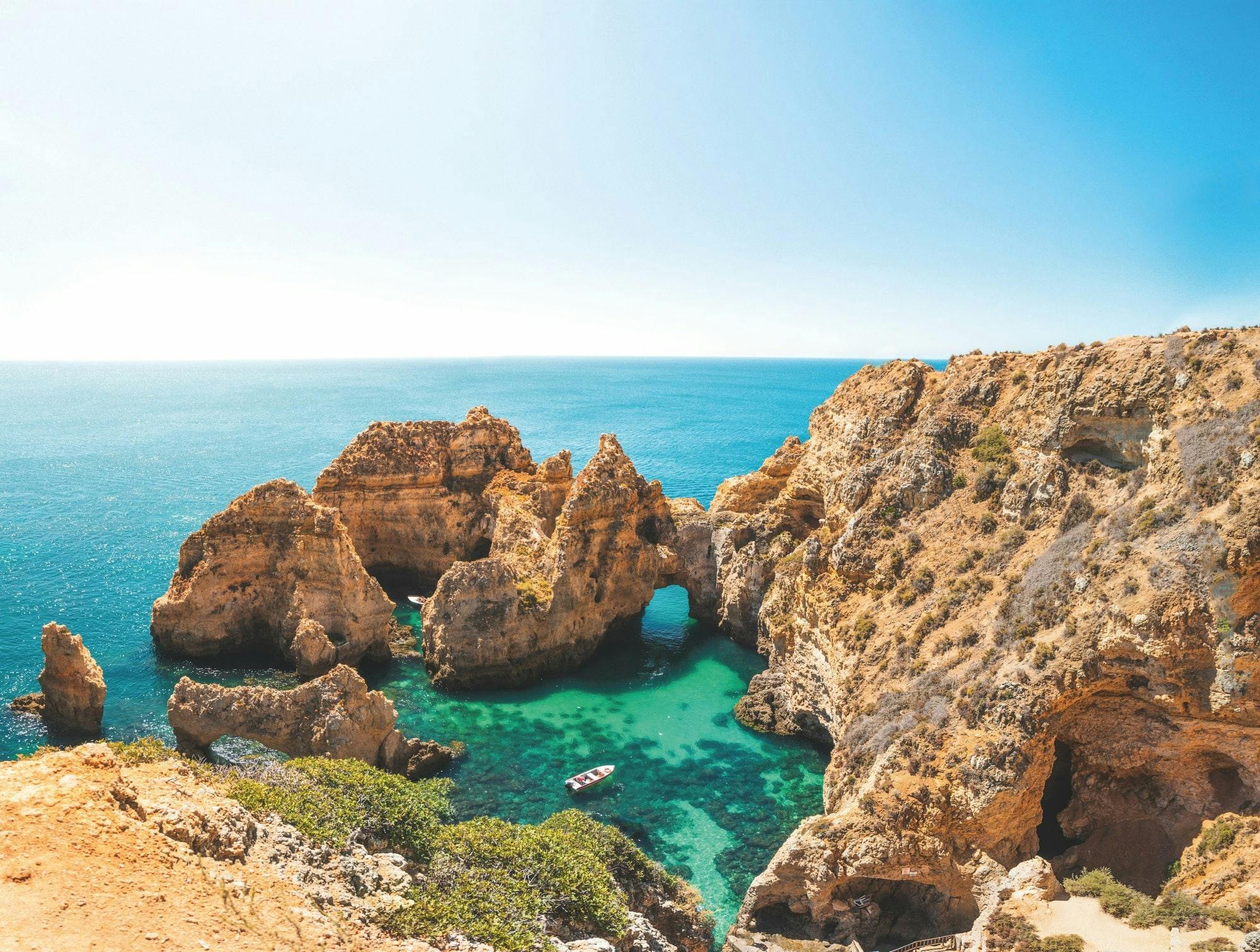 Algarve catamaran Boottocht naar Ponta da Piedade