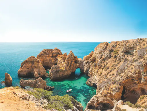 Algarve motorboat cruise to Ponta da Piedade Caves from Lagos