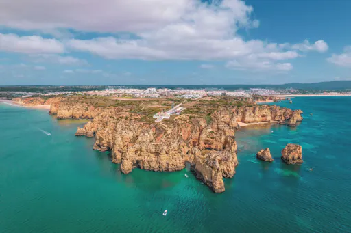 Algarve motorboat cruise to Ponta da Piedade Caves from Lagos