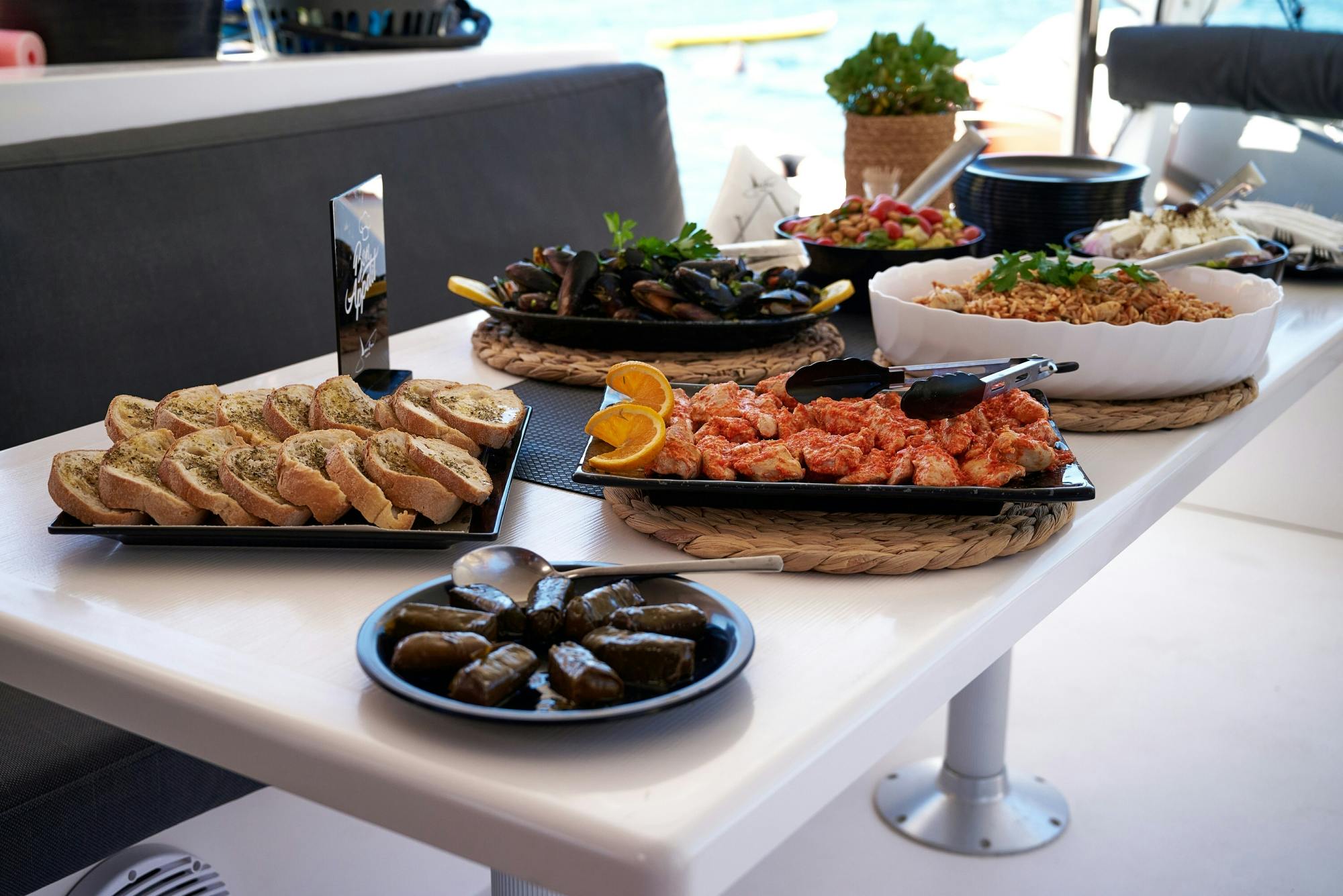 Afternoon catamaran cruise to Chrissi Island with dinner