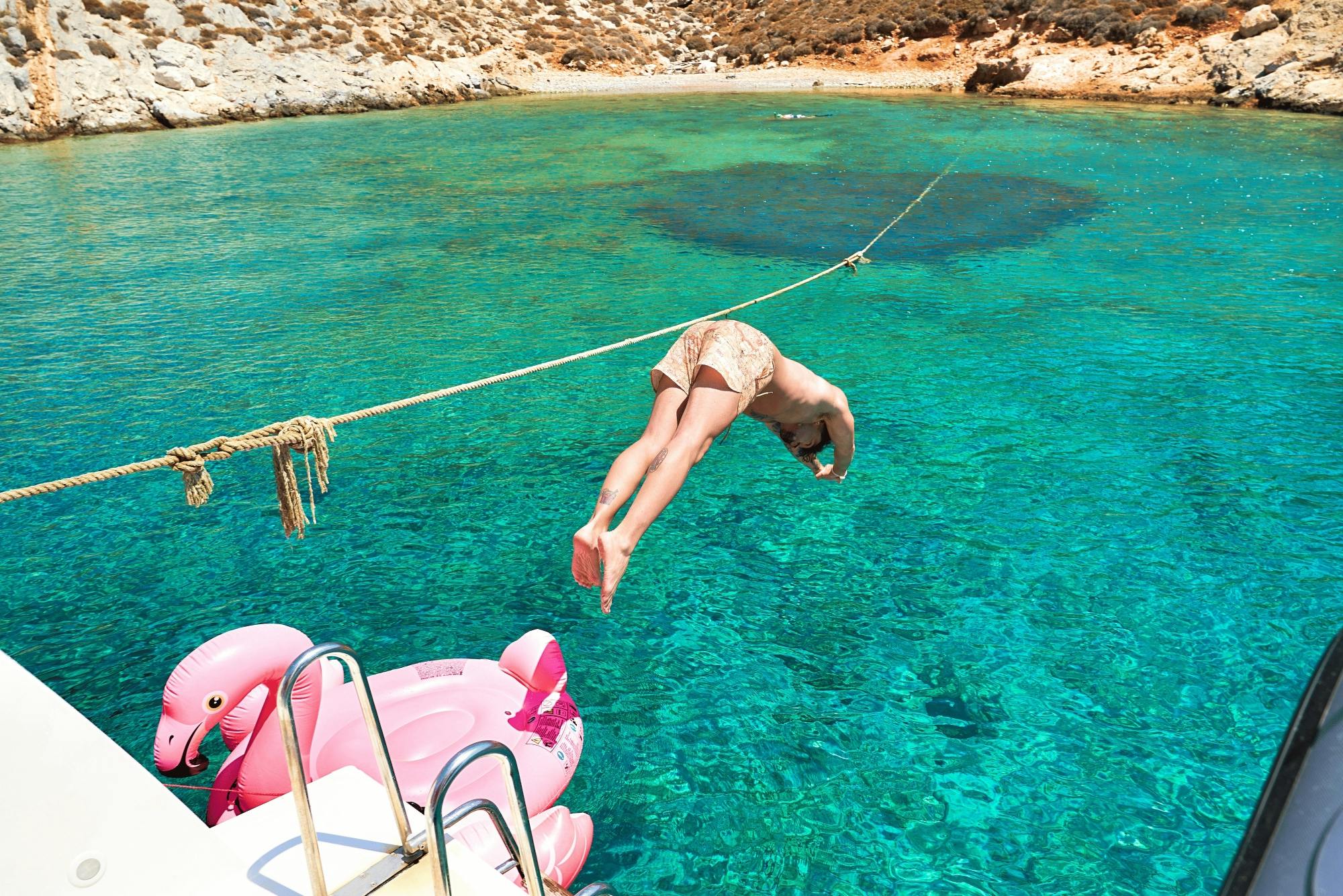 Morning catamaran cruise to Chrissi Island with lunch