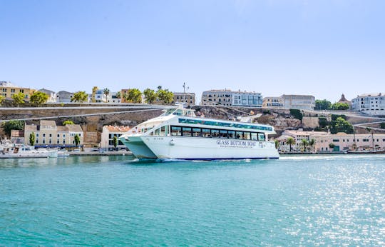 Mahón harbour 1-hour catamaran cruise with underwater views