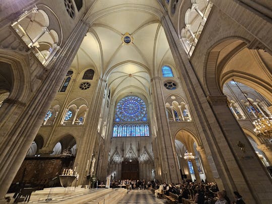 Notre-Dame Cathedral exterior and interior guided walking tour