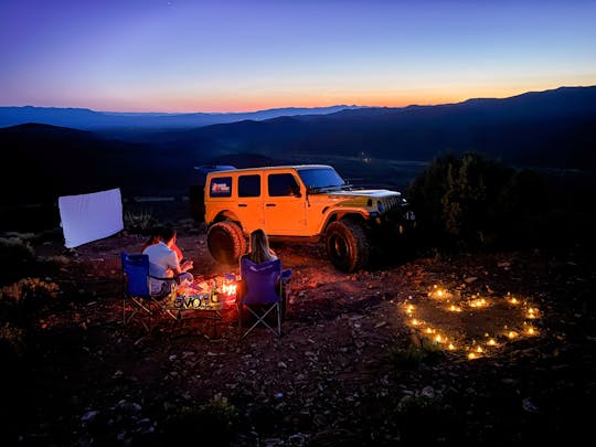 Movie night experience in the forest in Las Vegas