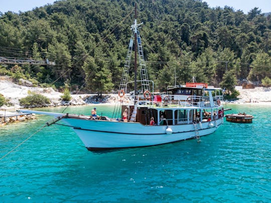 Thassos Freuden Bootsfahrt Ticket