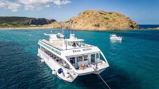 Croisière sur la côte nord de Minorque avec arrêt baignade à Sa Mesquida