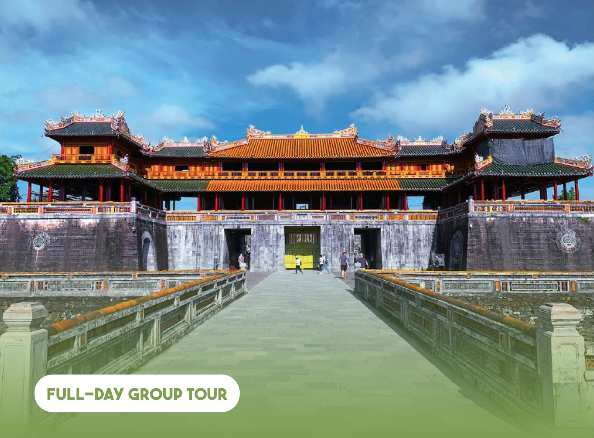 Excursión de día completo a los lugares más destacados del patrimonio de Hue desde Danang y viaje en barco a la pagoda de Thien Mu