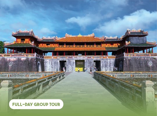 Excursión de día completo a los lugares más destacados del patrimonio de Hue desde Danang y viaje en barco a la pagoda de Thien Mu