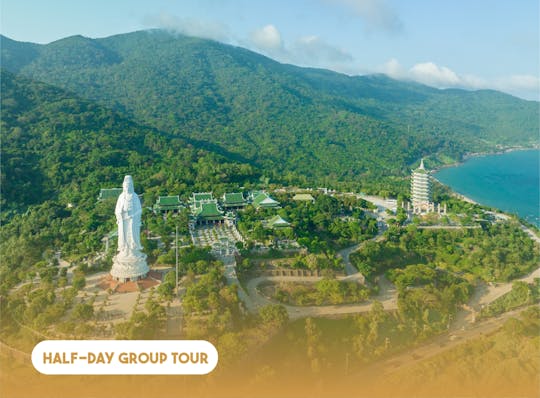 Excursión de medio día a las montañas de mármol y la pagoda Linh Ung