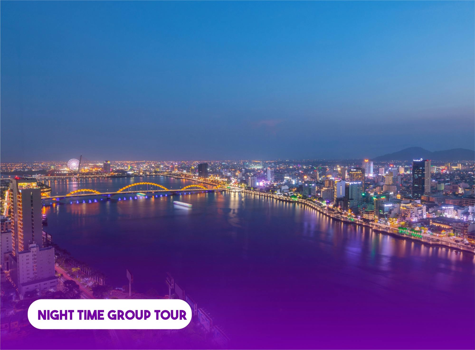 Da Nang twilight views and scenic cruise