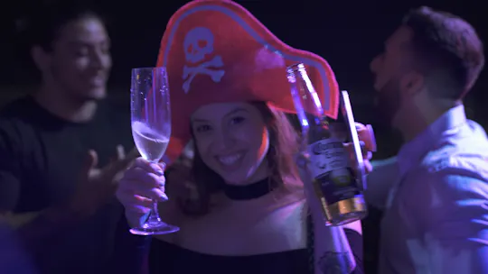 Miami night party boat cruise