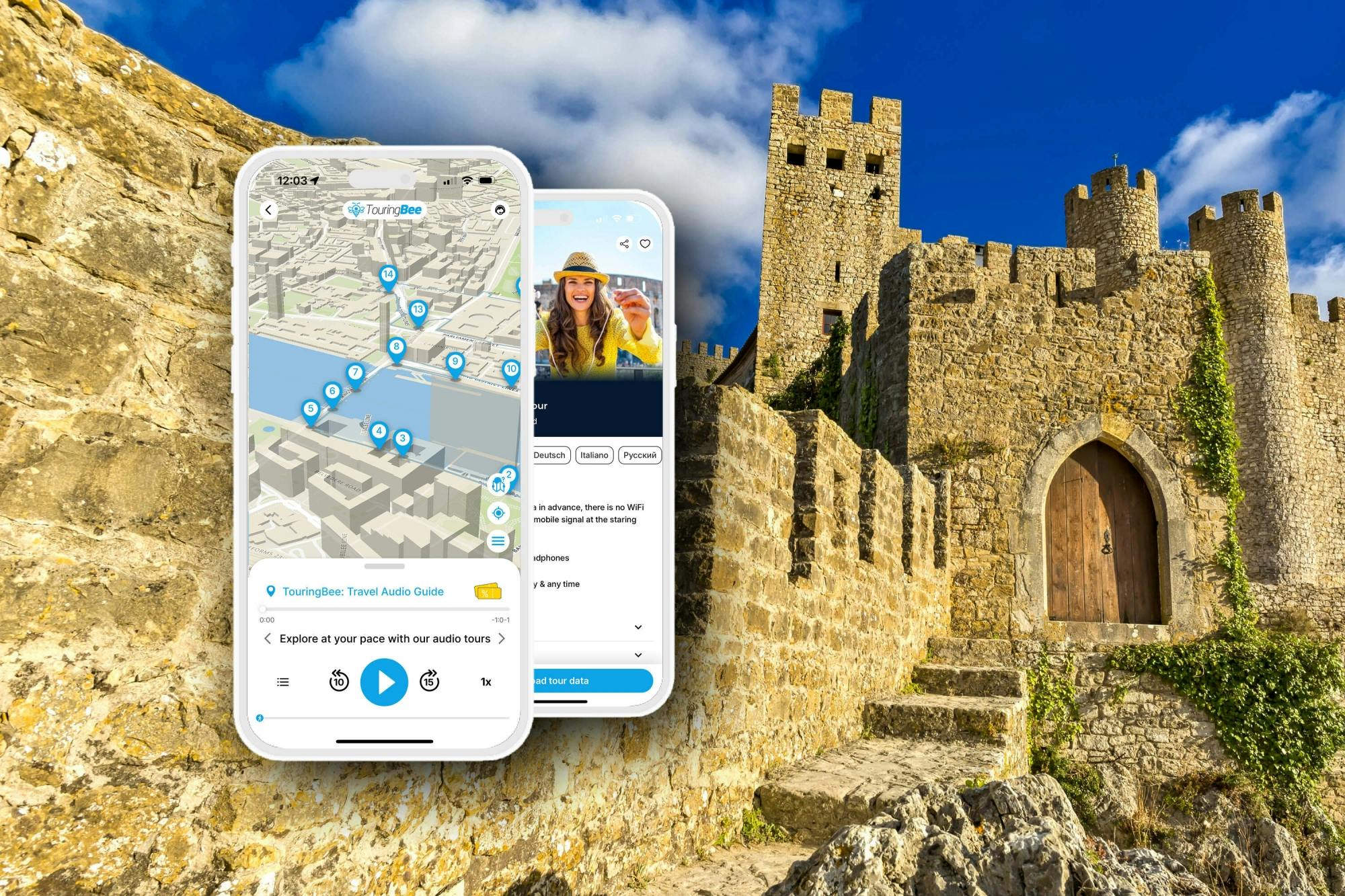 Visite guidée d'Óbidos avec application audio