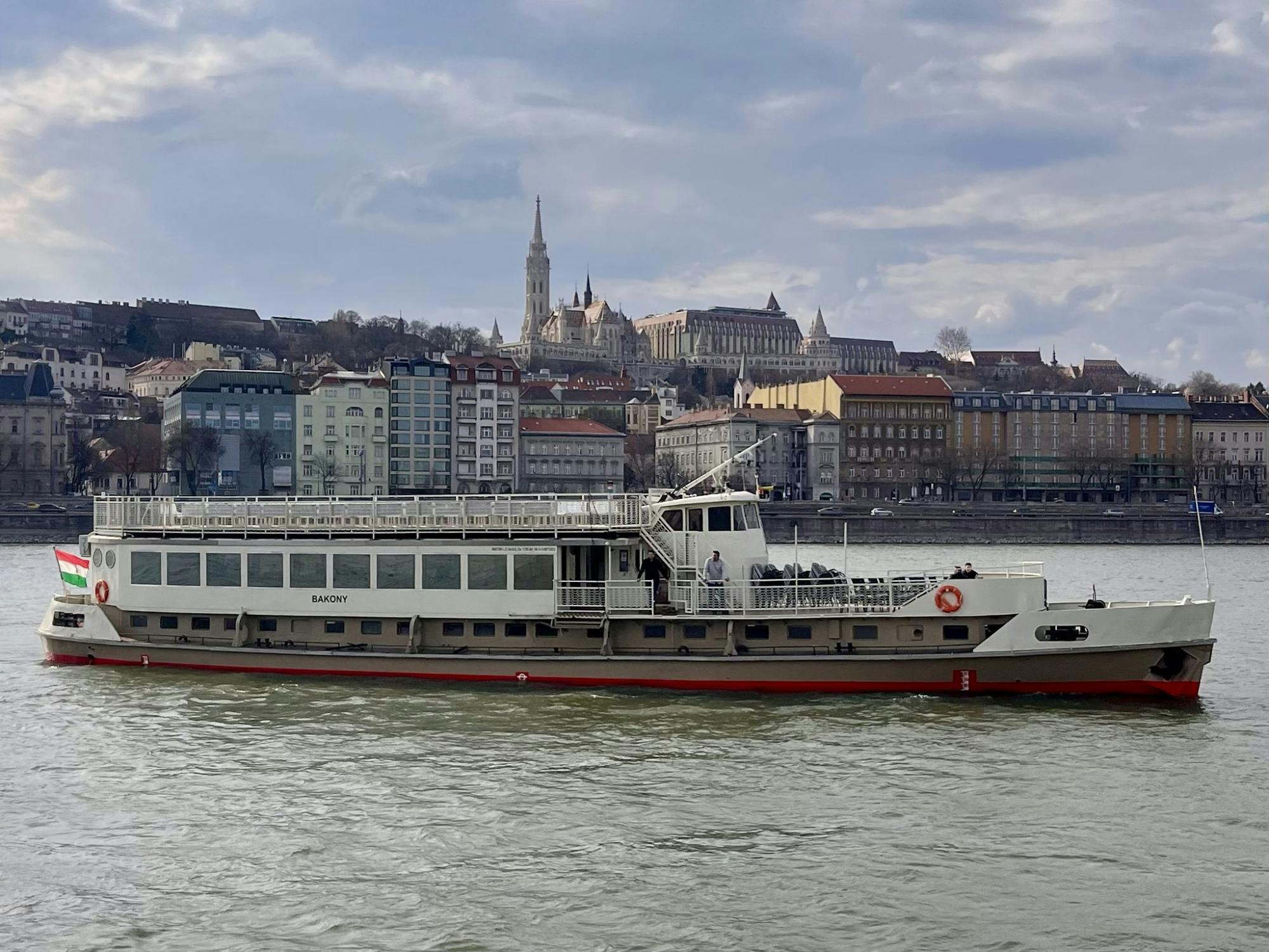 Rejs po Dunaju z audioprzewodnikiem i tarasem widokowym