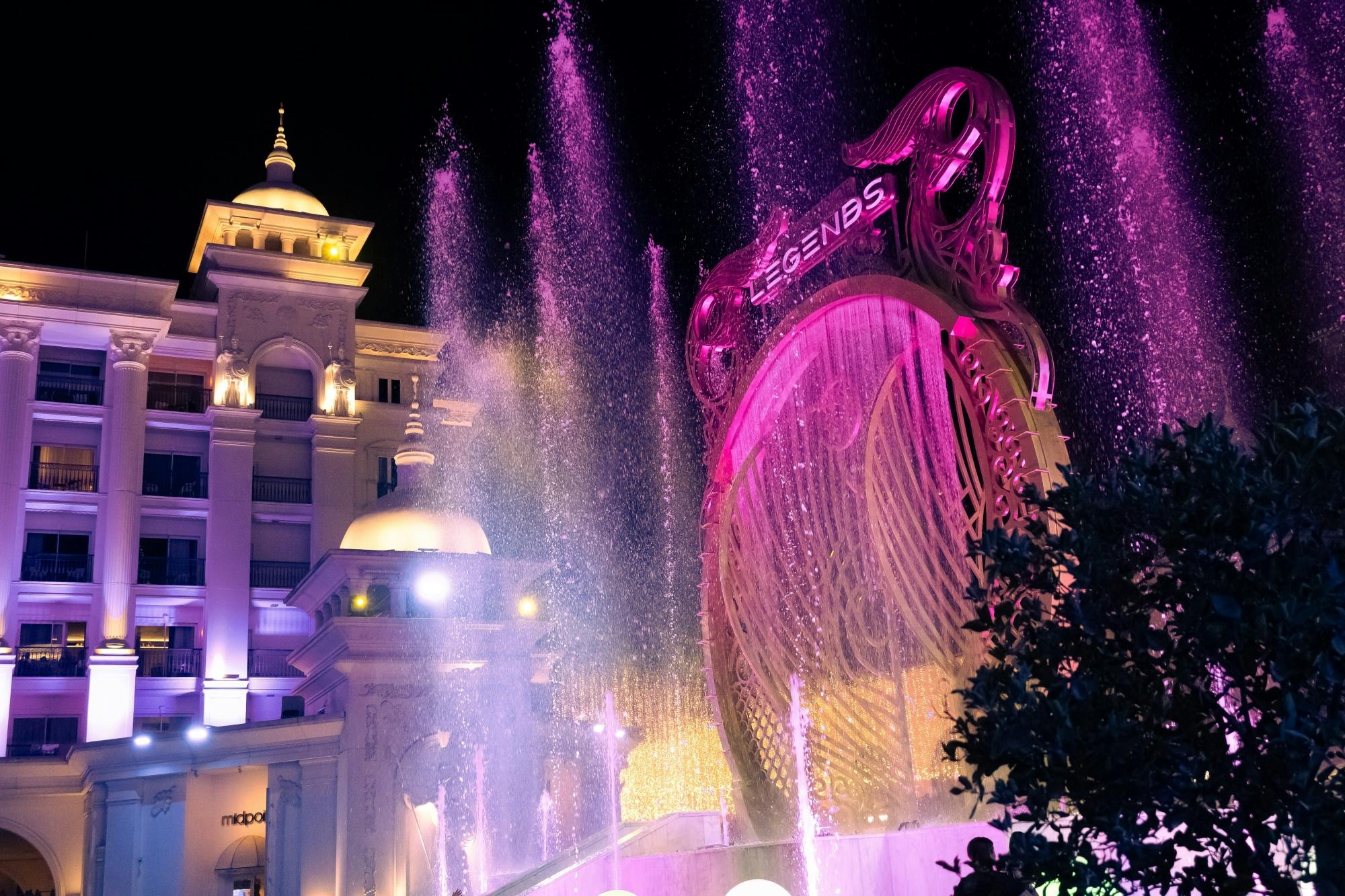 The Land of Legends Shopping Avenue evening shuttle