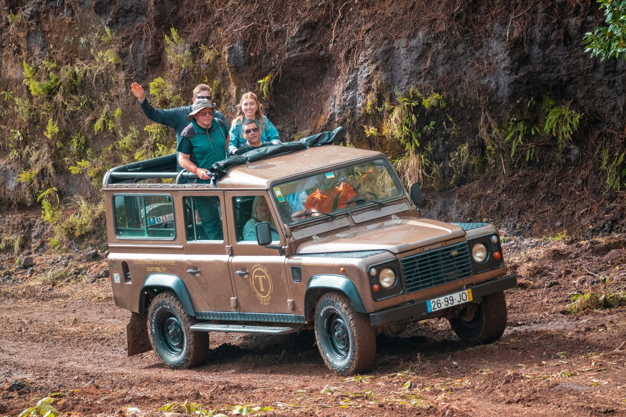 Madeira 4x4 tour with ecological park visit and local tastings