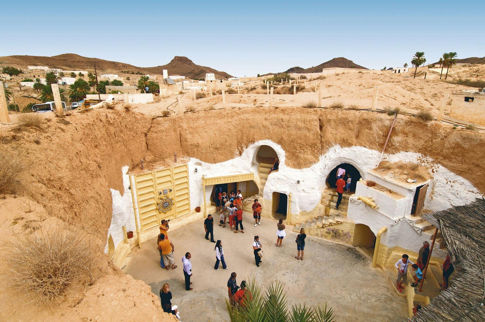 Tunisian Sahara three deserts and oasis overnight tour