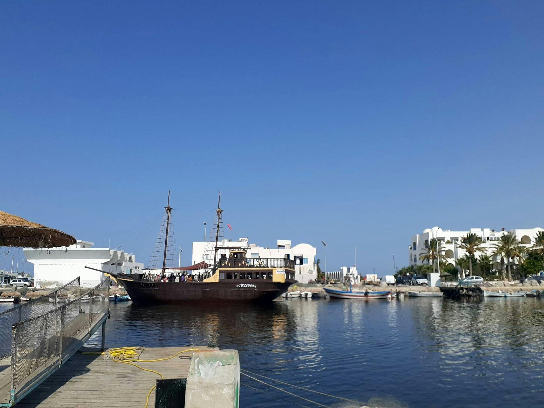 Flamingo Island pirate cruise in Tunisia