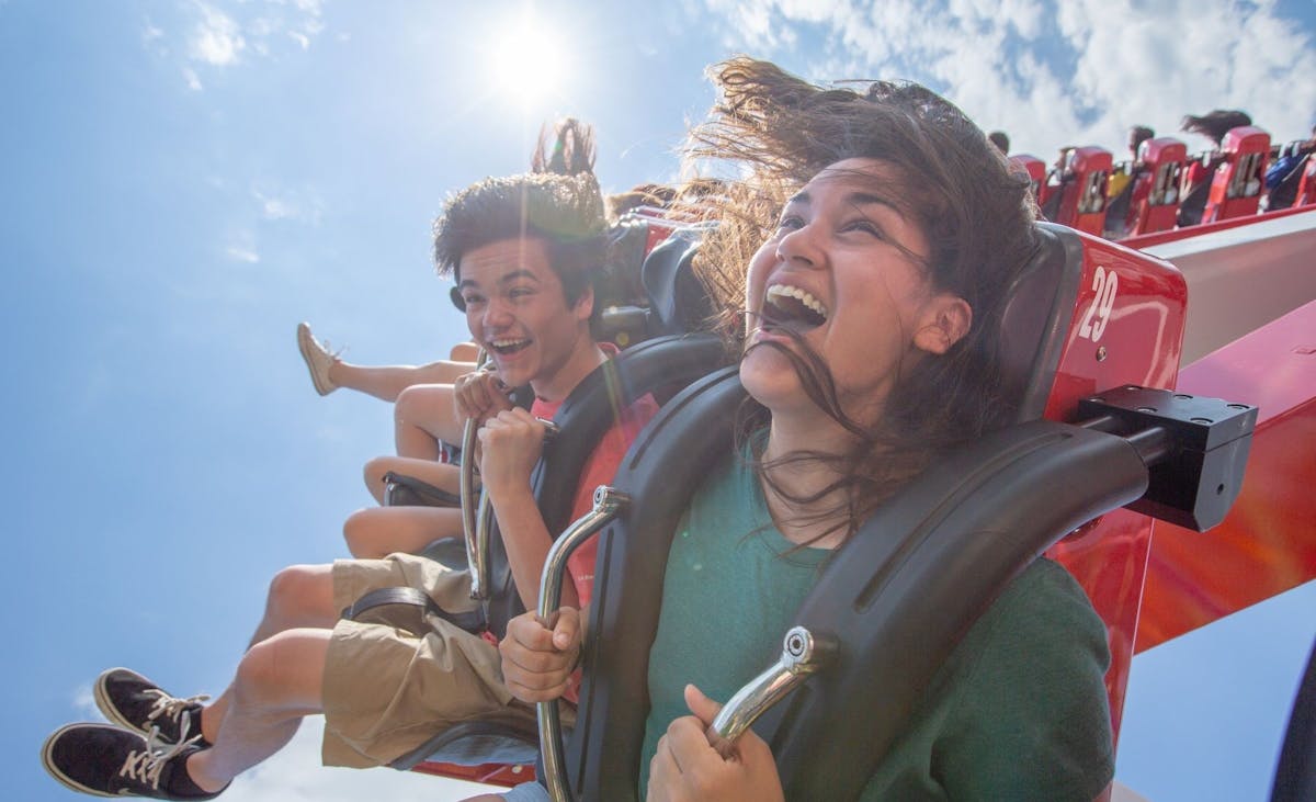 Een dagkaart voor Six Flags New England