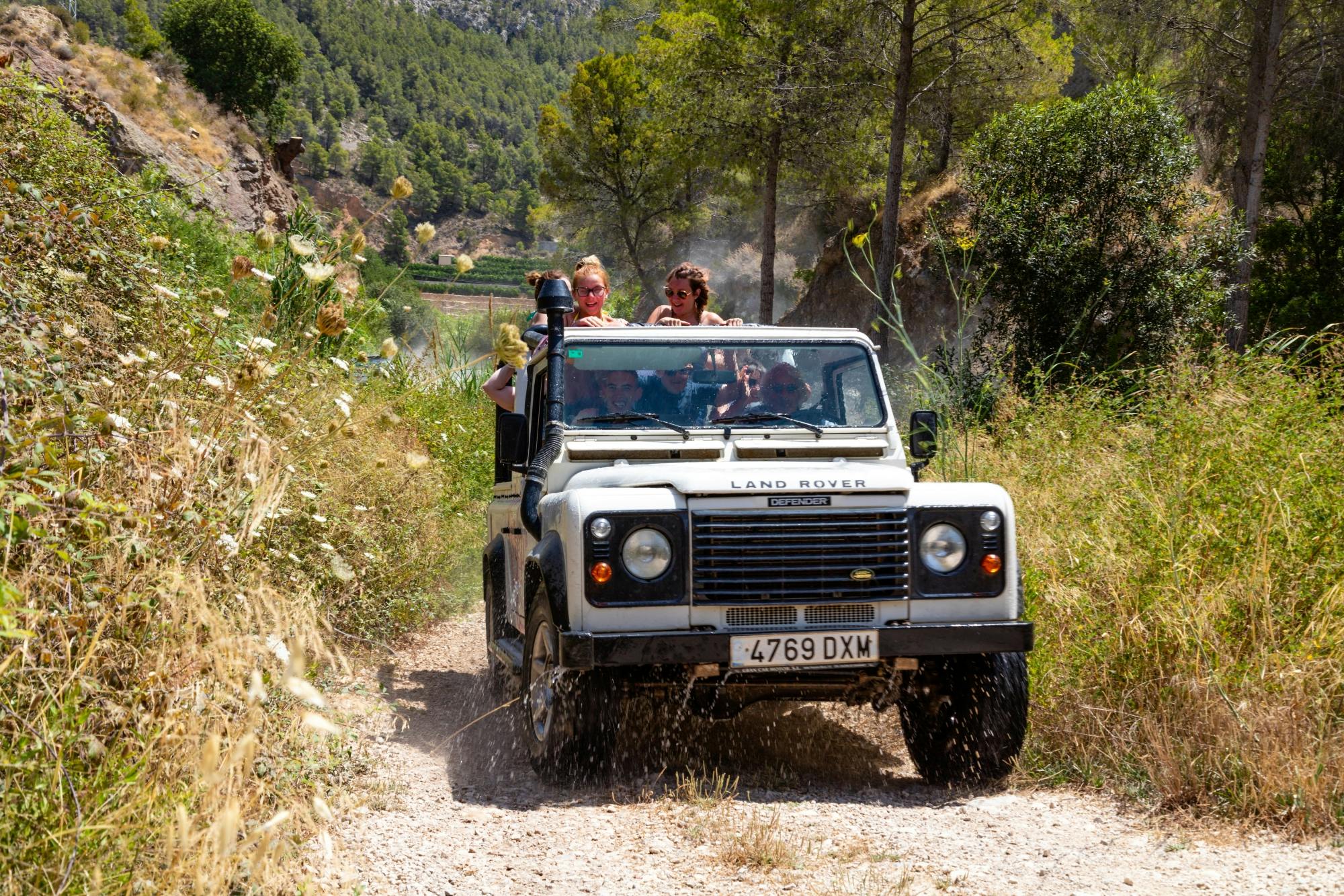 Altea and Fuentes del Algar half-day tour by 4x4