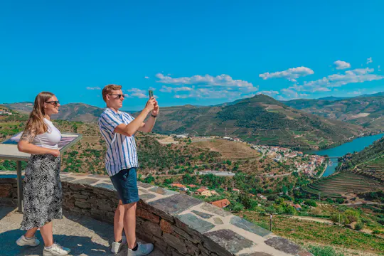 Halve dagtour langs de Douro met wijnproeverij, boottocht en uitkijkpunt