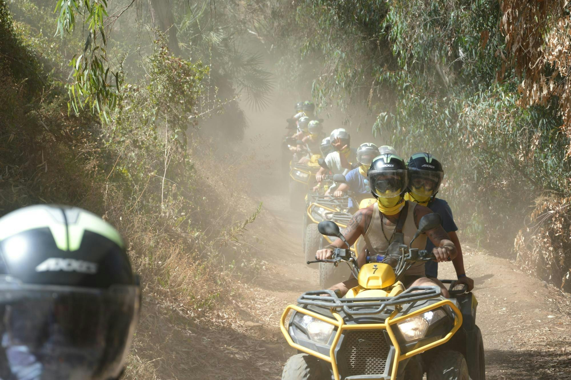 Half-day guided quad tour in the Mijas mountains