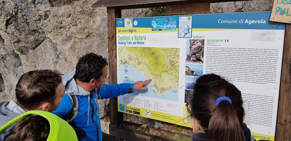Halve dag begeleide wandeltocht op het Pad der Goden vanuit Sorrento