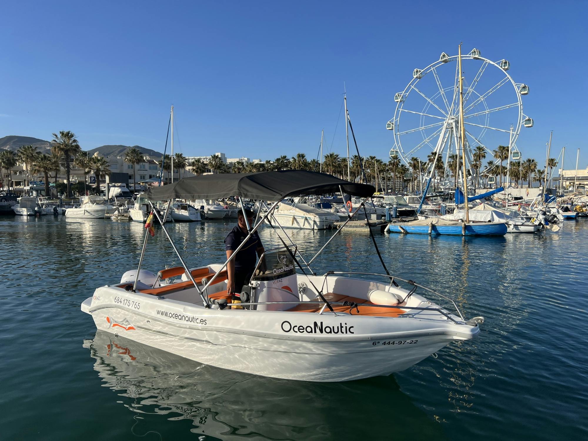 Benalmádena no-license boat rental