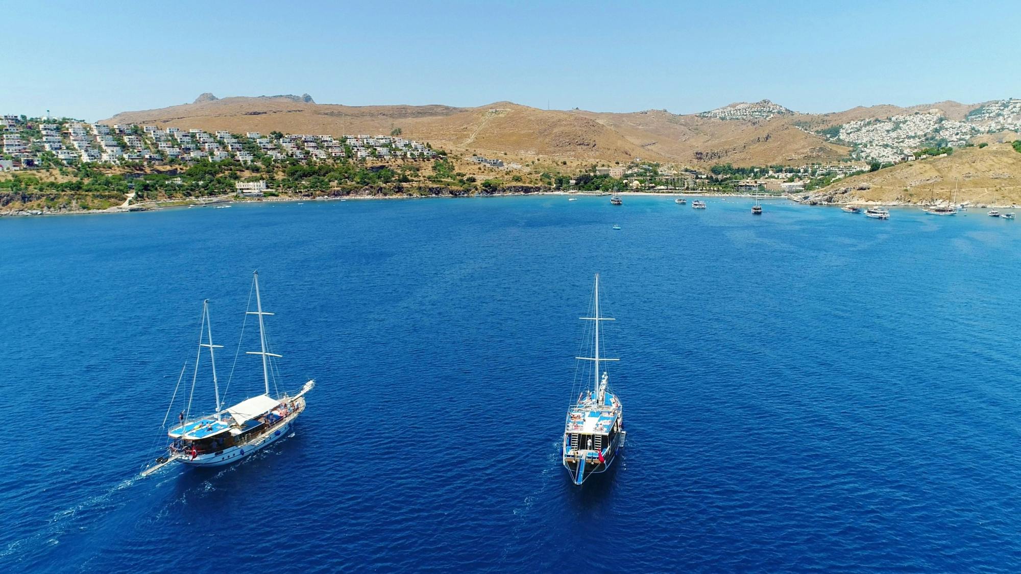 Bodrum full-day boat cruise by Outback Yachting