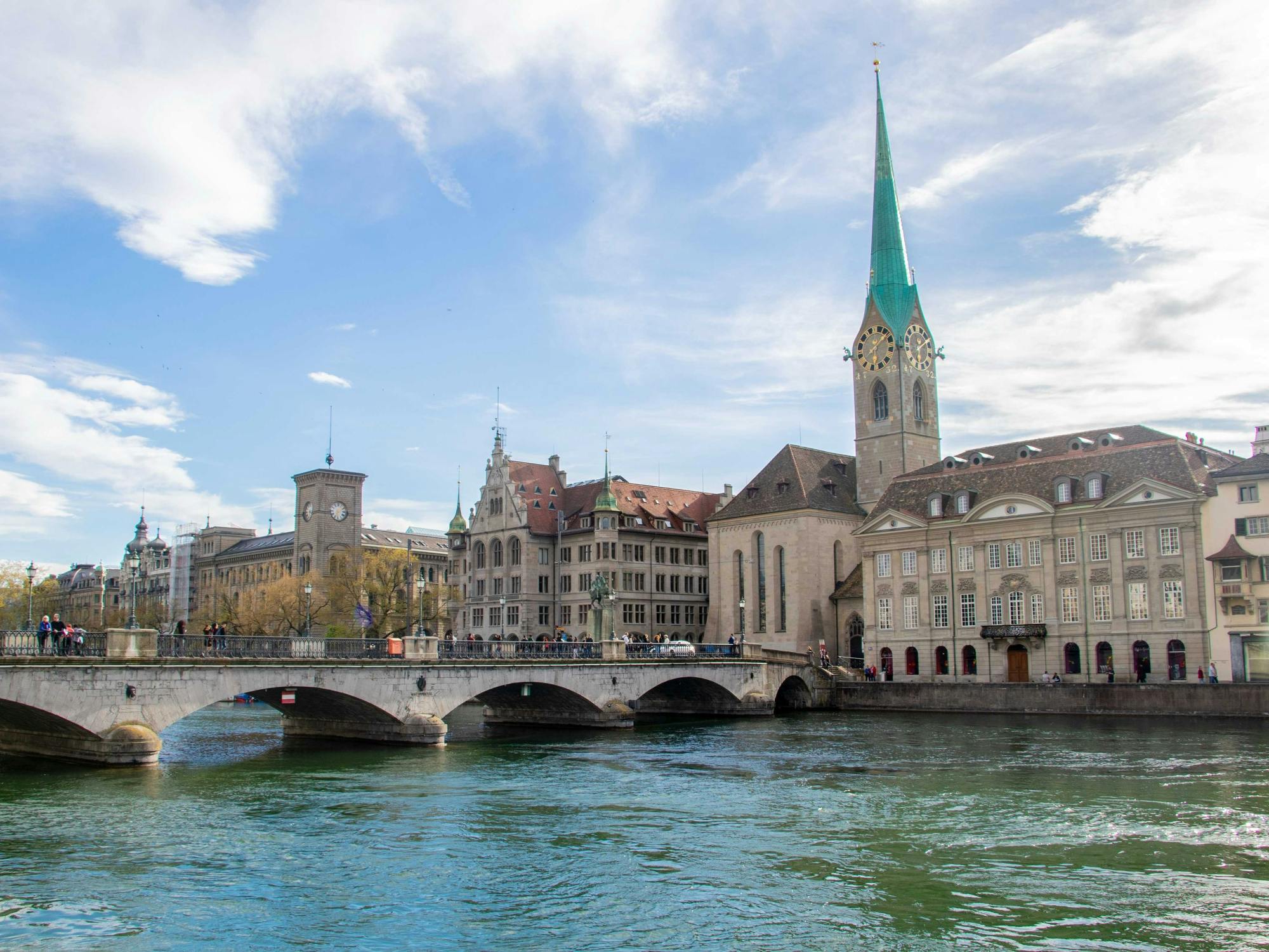 Private history walk through Zurich with a local expert