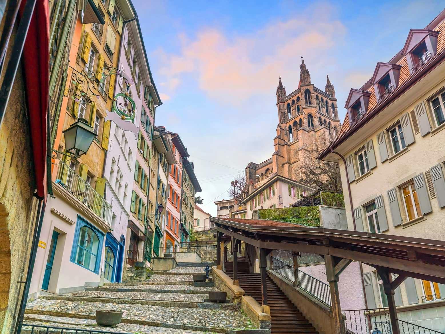 Visite de Lausanne et dégustation de chocolat avec un habitant