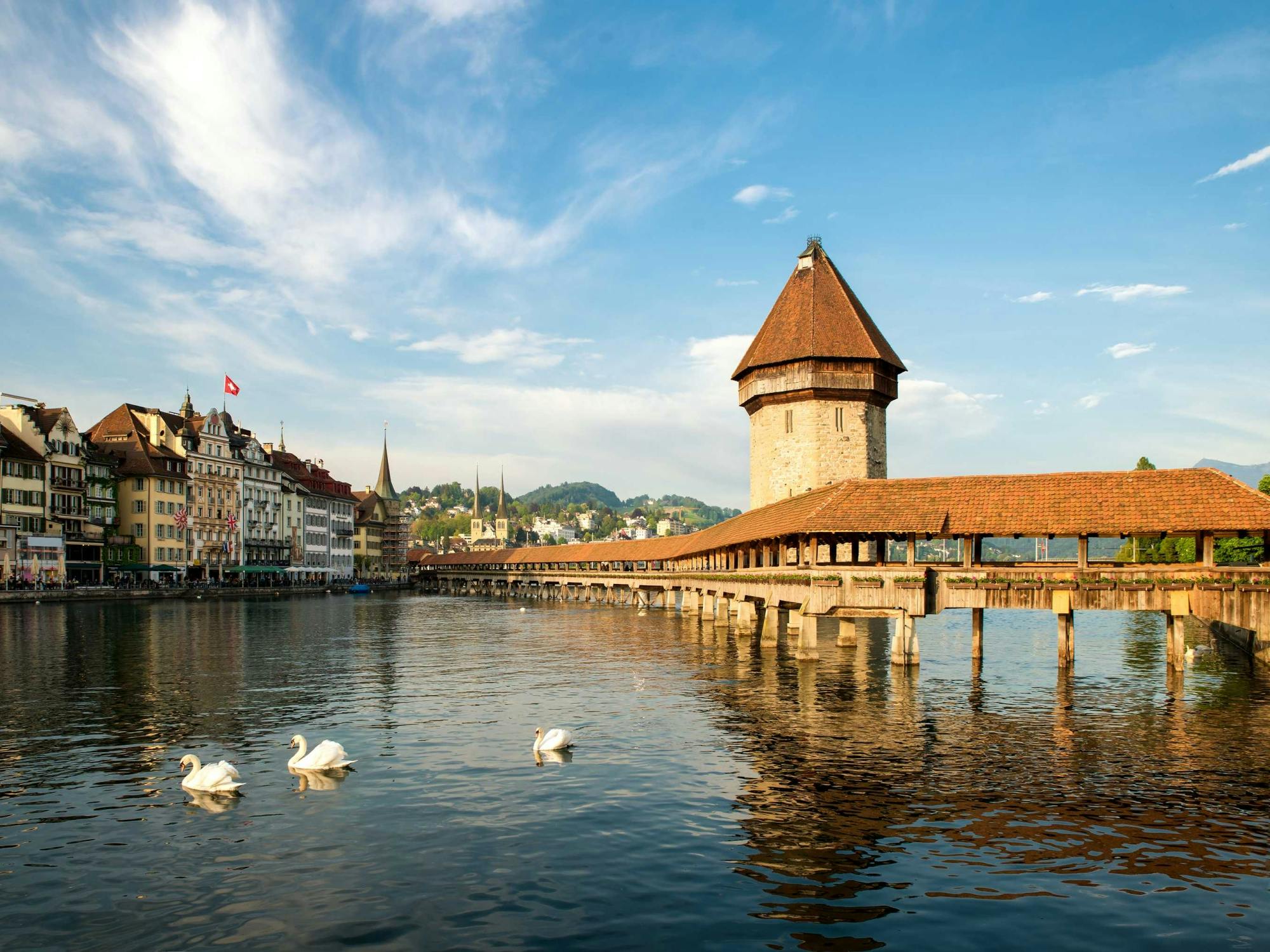Passeio a pé por Lucerna e degustação de chocolate com um local