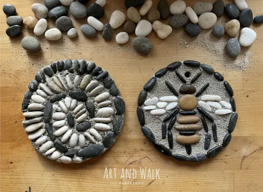Ancient Greek pebble mosaic workshop