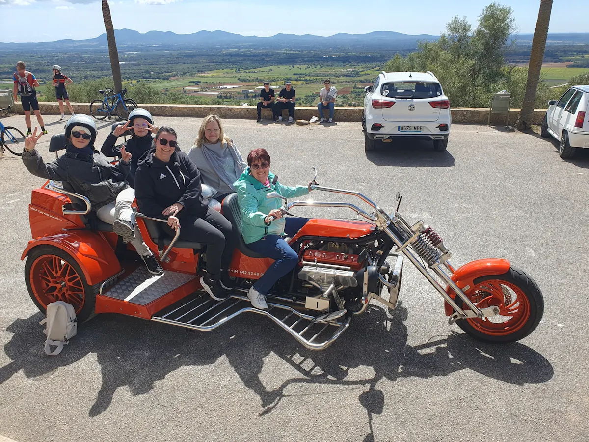 Majorcan mountains, sea and countryside trike tour