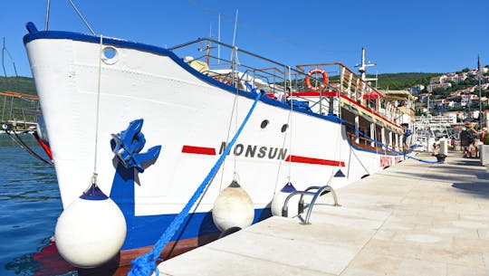 Excursion en bateau sur l'île de Cres avec repas le midi barbecue et arrêt baignade