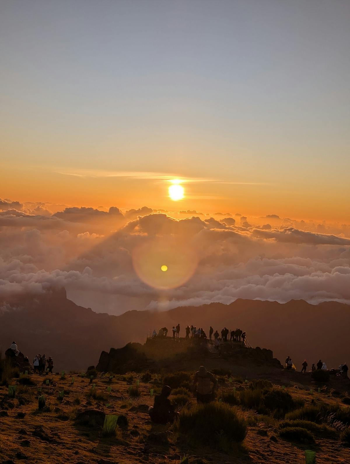 Gedeeld vervoer naar Pico do Arieiro bij zonsopgang