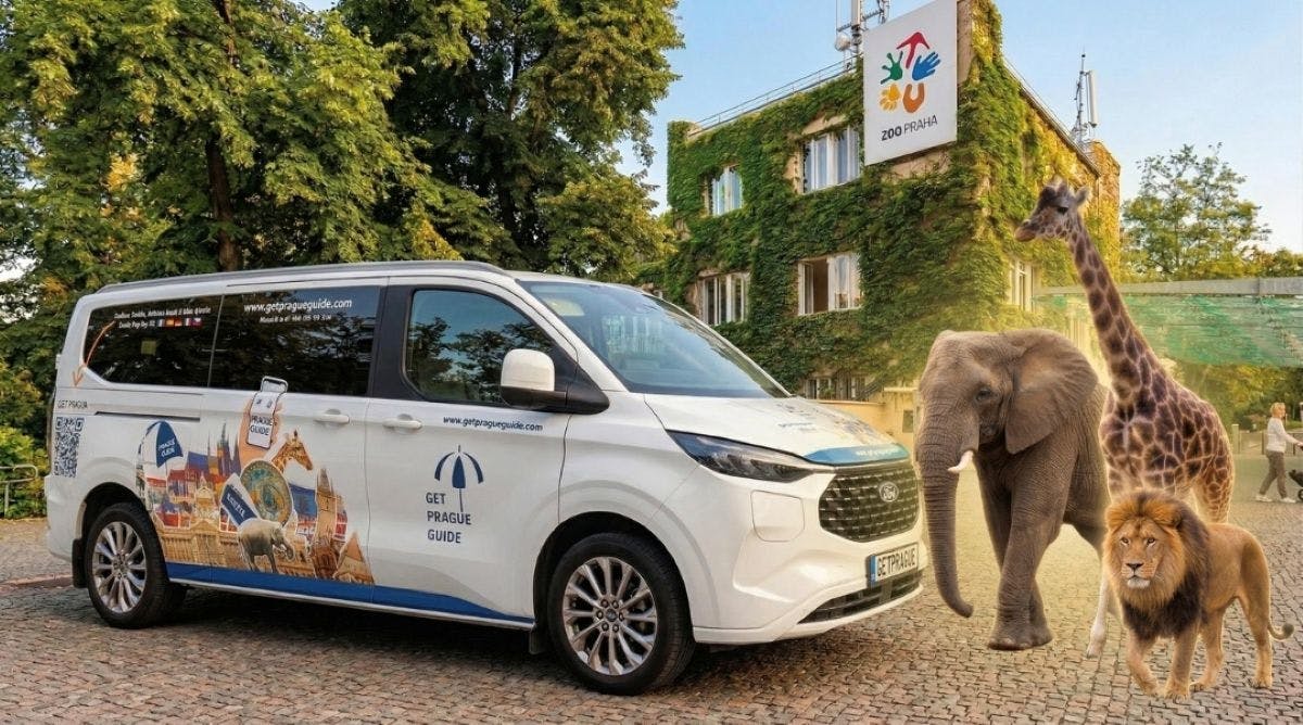 Transfer naar de dierentuin vanaf Praag met audiogids