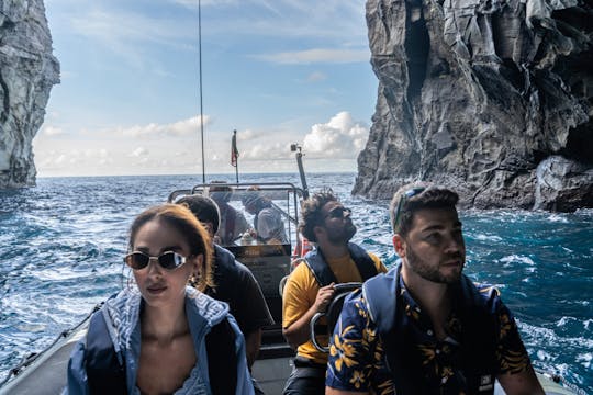 Scenic Boat Tour Along São Miguel's Northern Coast
