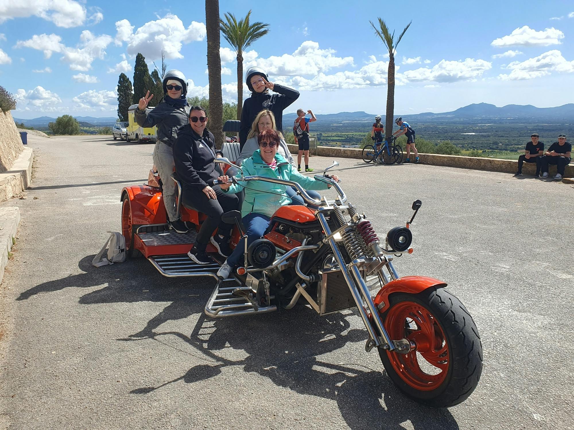 Majorcan mountains, sea and countryside trike tour