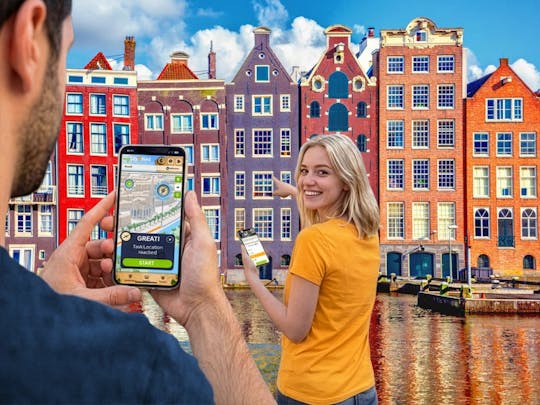 Samodzielne cyfrowe poszukiwanie skarbów w Amsterdamie