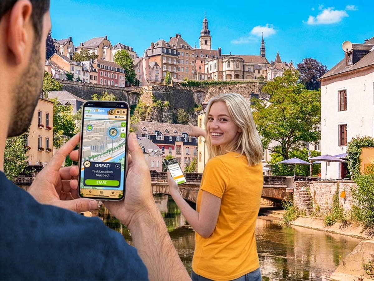 Self-guided digital scavenger hunt in Luxemburg