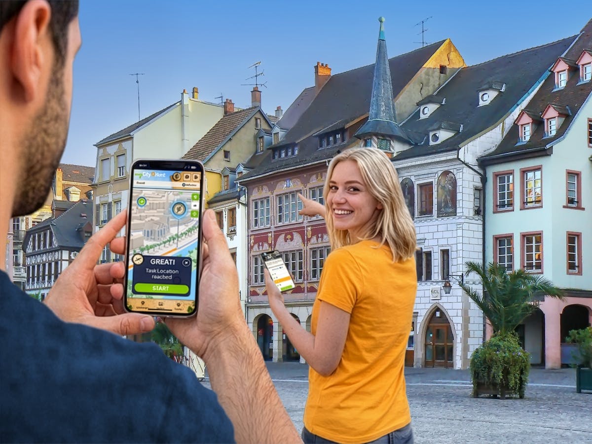Selbstgeführte digitale Schnitzeljagd in Mulhouse