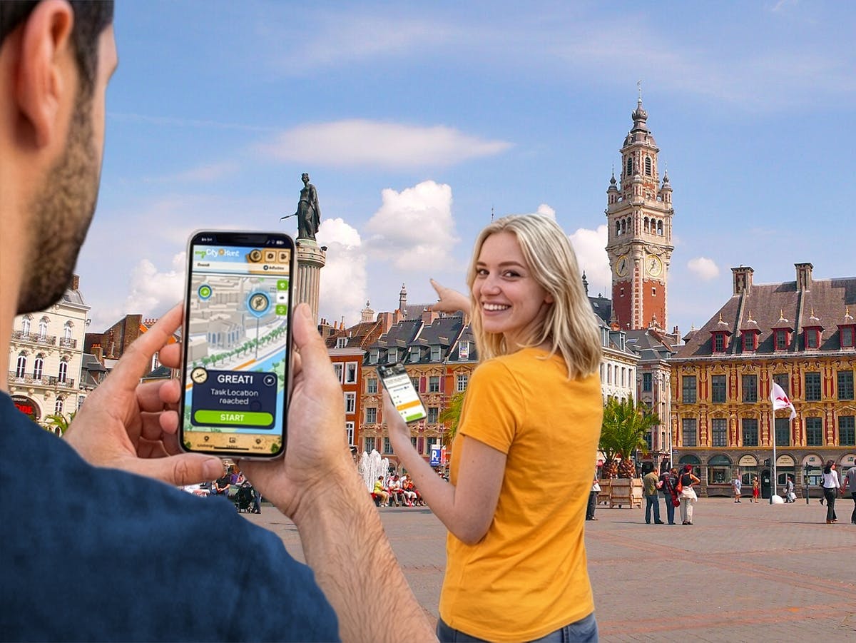 Selbstgeführte digitale Schnitzeljagd in Lille