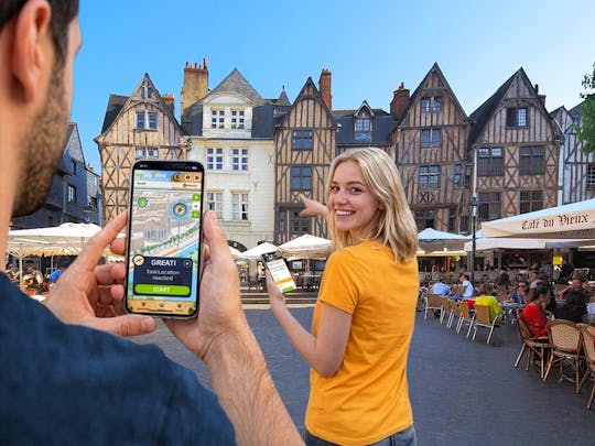 Caça ao tesouro digital auto-guiada em Tours