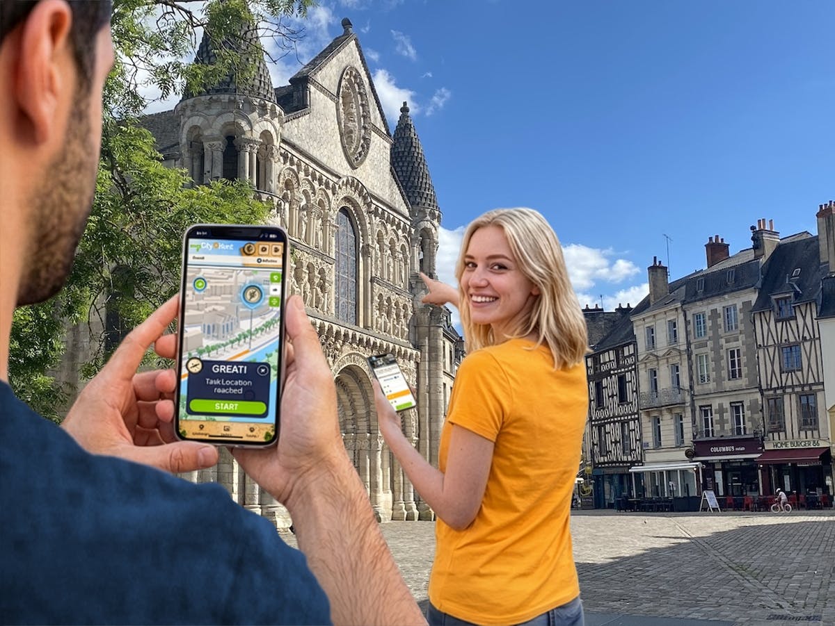 Selbstgeführte digitale Schnitzeljagd in Poitiers