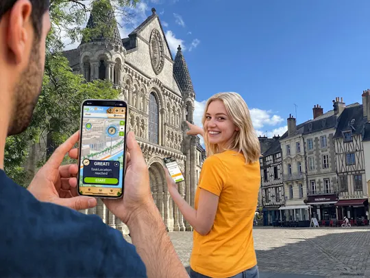 Caça ao tesouro digital autoguiada em Poitiers