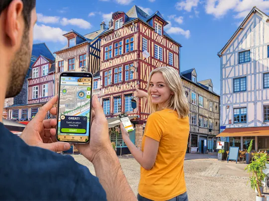Self-guided digital scavenger hunt in Rouen